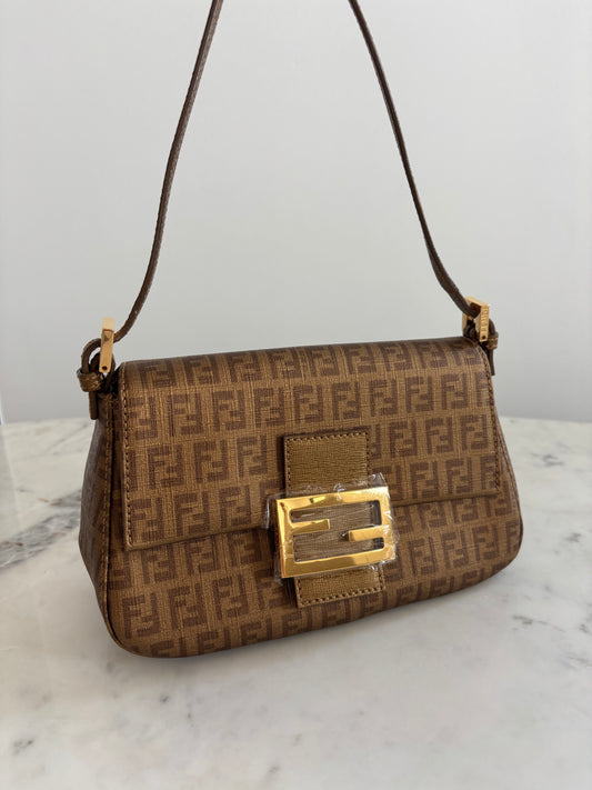 Fendi Zucca Pochette Bag