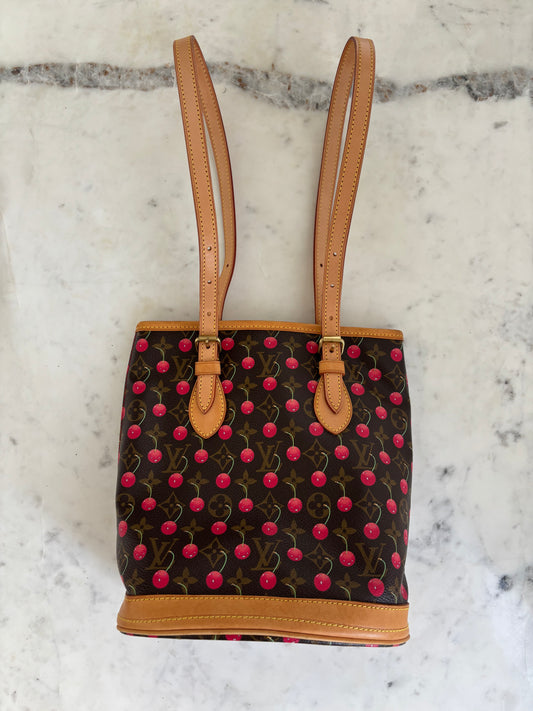 Louis Vuitton x Takashi Murakami Cherry Bucket