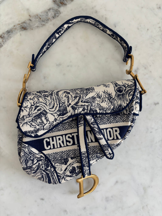 Christian Dior Sadle Bag - Canvas